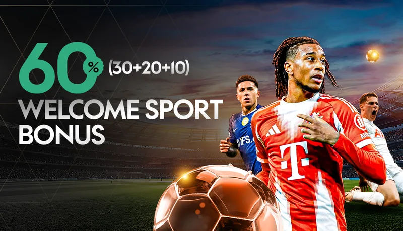 60% Welcome Sports Bonus