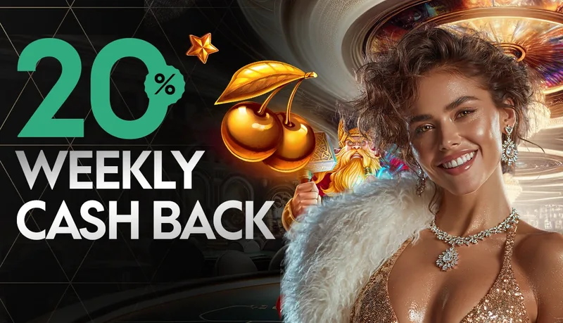 20% Weekly Cashback