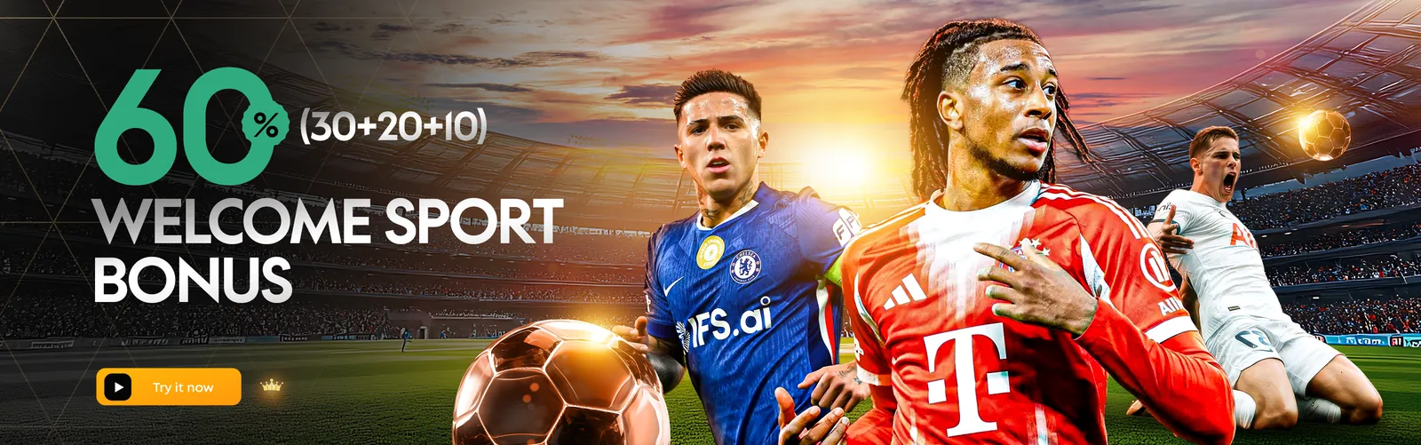 60% Welcome Sports Bonus